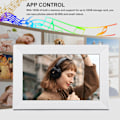 Miniatyrbild 7 av 8: 10,1 tums digital fotoram 1280x800 HD IPS pekskärm 1GB RAM 16GB ROM minne Väggmonterad elektronisk bildram för Android 6.0 100‑240V UK