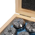 Miniatyrbillede 3 af 8: 18 stk. ER32 Fjederpatroner Kulstofstål Fræse Drejebænk Chuck Sæt til CNC Graveringsmaskine 3‑20mm