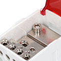 Miniatyrbillede 3 af 8: UKK500 C45 Klemmeskinneforbindelsesboks 690V 500A Enpolet Skinne Strømforbindelsesboks Rød