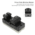 Miniatyrbillede 7 af 8: Forrude Vindue Master Switch Venstre Side 25401‑ZJ00A Sort Udskiftning til Nissan Titan 2004‑2015 2 Døre