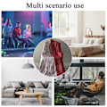 Miniatyrbilde 4 av 4: Kastteppe, Strikket Moderne Mønstret Kastteppe, Mykt Lettvekt Vevd Kastteppe for Sofa Setteplass Seng og Stue, (50x60 Tommer) red