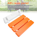 Miniatyrbillede 8 af 8: Foldbar Brusebadsstol i ABS til Ældre, Væghængt, Badeværelseskrak til Skift af Sko, Orange
