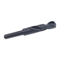 Miniatyrbillede 6 af 8: Reduceret Skaft Bor Bits Højhastigheds Stål Sort Twist Bor Bit til Aluminium Kobber 18,5mm