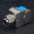 Miniatyrbild 1 av 4: CAT8-modul för datornätverk, utan stansverktyg, skärmad RJ45-nätverkskabel, informationsmodul