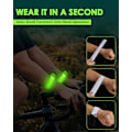 Miniatyrbild 4 av 6: Uppladdningsbart LED Armband 2-pack, Hög Synlighet Reflexutrustning för Nattsäkerhet, Lysande Armband för Nattpromenader, Cykling, Löpargåva