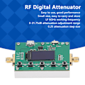 Miniatyrbilde 6 av 8: Digital Demper 6G RF Programmerbar Modul 30DB Trinn 0.25DB Organisk Lysdiodeskjerm CNC-Kasse