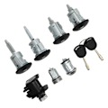 Miniatyrbillede 8 af 8: Låsecylinder Nøglesæt Glat Drift Metal Robust Konstruktion 4119503 til TRANSIT MK6 2000 til 2006