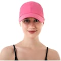 Miniatyrbillede 5 af 7: Dame Criss Cross Ponytail Baseball Cap Justerbar Høj Messy Bun Ponycap Hurtigtørrende Hat