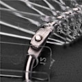 Miniatyrbild 4 av 6: Hem DIY Nagelkonstvisare, Nagelkonstdisplay Portabel med Metallvisningsring Kvalitetsplastmaterial för Professionellt Bruk