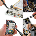 Miniatyrbilde 5 av 8: 9 stk Antistatiske Pinsetter Assortert Rustfritt Stål Multifunksjonelle Pinsettersett for Elektronisk Reparasjon