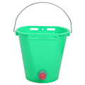 Miniatyrbilde 2 av 4: HL MP69 Plast Multiple Spener 8L Høy Kapasitet Lammemelk Fôringsbøtte for Kveg Sau Husdyr (Enkel Spener)