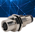 Miniatyrbillede 1 af 8: M8‑I4 Messing Industrielt Stikadapter M8 IP67 Vandtæt Stik 4-polet Stikadapter