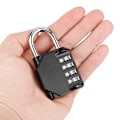 Miniatyrbillede 3 af 3: 4-cifret Kombinationslås til Kuffert Bagage Kode Lås Hængeslås