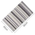 Miniatyrbilde 3 av 4: Ekstra myke og absorberende polyester badematter, sklisikre myke og lurvete badetepper, maskinvaskbar, badematter for baderomsgulv, badekar og dusj 60*90cm