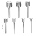 Pikkukuva 6 / 8: 7 kpl Puolipyöreä Leikkuri Punch C-tyyppinen Hihnan Päätyyn Rei'itys Työkalut Nahkatyöhön 10‑40mm
