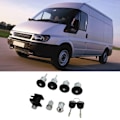 Miniatyrbillede 1 af 8: Låsecylinder Nøglesæt Glat Drift Metal Robust Konstruktion 4119503 til TRANSIT MK6 2000 til 2006