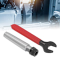 Miniatyrbillede 1 af 8: 2 stk./sæt Taper Collet Chuck Holder Højkarbonstål CNC Fræsning Drejebænk Dele med Nøgle