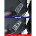 Miniatyrbillede 8 af 8: 2 stk. Vindue Liftswitch Panel Trim Carbon Mønster Fint Tekstur Udskiftning til Subaru BRZ ZN8 ZD8 2022+