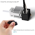Miniatyrbild 8 av 8: Extruder Hotend Värmeblock Set Mässingsmunstycke 3D-skrivare Monterad Extruder Hotend Kit för CREALITY Ender 3V3 SE
