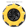 Pikkukuva 6 / 8: Mecanum-pyörät Omni-suuntaiset Älyrobottiauto-osat Tarvikkeet DIY-lelukomponentit 80 mm (1 pari)