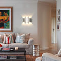 Miniatyrbild 5 av 5: Elegant Trådlös Vägglampa, Magnetisk Väggbelysning med Uppladdningsbart Batteri, Modern Design för Sovrum, Kontor, Hall, Enkel Installation, Varm