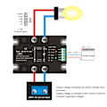 Miniatyrbilde 8 av 8: BERM Solid State Relay SSR Enfase Full Isolerende Intelligent DC Spenningsregulering VD LA(BEM-40-ZN-TY-220)