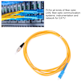 Miniatyrbillede 3 af 3: 5 stk Fiber Jumper SC FC Single Mode Core Fiberoptisk Kabel 3M til Netværksoverførsel