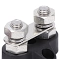 Miniatyrbillede 3 af 8: 2 stk. DC48V M8 Batteri Strømsfordelings Terminal Rød Sort 80A M8 Gevind Busbar Stud Forbindelsespost til Køretøjer