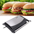 Miniatyrbilde 1 av 8: Panini Grill med Dobbeltsidig Belegg, Multifunksjonell Elektrisk Innendørs Grill for Sandwich, Biff, EU-Plugg 220V