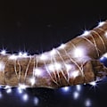 Miniatyrbild 5 av 5: Fairy Lights för Inom- och Utomhusbruk, Vattentät Design Säkerställer Hållbarhet i Alla Väder, Medan det Svalkande Vita Skenet Ger en Touch av Elegans