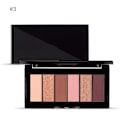 Miniatyrbillede 2 af 2: 6 Farver Vandfast Langvarig Mat Glitter Øjenskyggepulver Palette (3#)