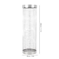 Miniatyrbilde 6 av 8: Grillkurv i sylinderform, netting av rustfritt stål 304, rullende BBQ-grillverktøy L (11,7 x 3,6 tommer)