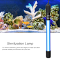 Miniatyrbillede 3 af 3: Kvartsglas Akvarie UV-Sterilisationslampe Vandtæt Desinfektionslys CN Stik 220V5W