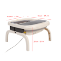 Miniatyrbillede 5 af 8: Foldbar Fodbadsmassager med Opvarmning, Bobler og Automatisk Pedikyr - Bærbar Kar med EU-Stik 110‑220V