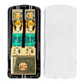 Miniatyrbild 2 av 8: 1 In 2 Ut 0/4 AWG till 4/8 AWG Ljudström Säkringshållare Box med Transparent Lock för Bil Lastbil Båt Husbil
