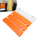 Miniatyrbillede 1 af 8: Foldbar Brusebadsstol i ABS til Ældre, Væghængt, Badeværelseskrak til Skift af Sko, Orange