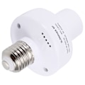 Miniatyrbillede 1 af 2: E27 Wifi Smart Lyspære Fatning Holder Armatur Støtte til Android \\ios RF 433MHZ