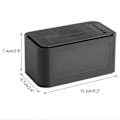 Miniatyrbillede 1 af 2: Multifunktionel Bluetooth Digital Vækkeur LED Stereo Højttaler FM Radio/MP3 Afspiller/TF Sort