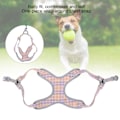 Miniatyrbillede 7 af 8: Hundesele og snor sæt Refleks Træningsvest Justerbar Brystsele Rem Træk Orange XS