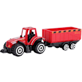 Miniatyrbillede 6 af 8: 1:64 Legering Bilmodel Høj Simulation Ingeniørbil Børnebil Model Legetøj Rød