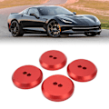 Miniatyrbillede 1 af 8: 4 stk. Jack Pad Adapter Aluminium Gulv Jack Pad Udskiftning til Chevy Corvette C5 C6 C7 C8 Rød