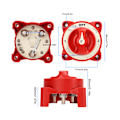 Miniatyrbillede 6 af 8: Batteri Afbryderkontakt Strømafbryder Isolator 3 Niveauer 350A 32V DC til RV Marine Båd