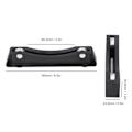 Miniatyrbilde 6 av 8: 2 stk 3D-printer filamentspolholder Justerbar festebrakett for PLA ABS trykkmaterialer