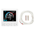 Miniatyrbillede 2 af 8: Gulvvarme Termostat LCD Display Touch Control Intelligent Timing Programmerbar Hjemmevarme Controller AC 90‑240V 16A Elektrisk Opvarmning