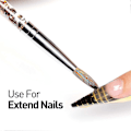 Miniatyrbild 4 av 5: Professionella Nagelborstar, Mjuka Täta Borststrån för Enkel Akrylpåföring, Nagelkonstförlängning och 3D-Nagelristning, Ergonomisk Design Säkerställer