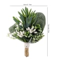 Miniatyrbilde 1 av 2: 1 stk Kunstig Håndlaget Brudepike Corsage Bryllup Brudgom Boutonniere Dekorasjoner (02)