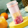 Miniatyrbild 3 av 5: Portabel Blender Juicekopp USB Mini Juicekopp Elektrisk Blender Juicekopp för Hemmet Rosa