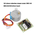 Miniatyrbillede 3 af 4: 4 Sæt Hastighedsreduktionstrinsmotor 4 Fase UL2003 Driverkort Testmodul Elektriske Dele