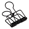 Miniatyrbillede 3 af 8: 90 stk. Binderclips Guld Sort Blå Stærk Klemme Kraft Robust Metal Hul Binderclips til Børn Studerende