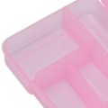 Miniatyrbild 4 av 8: Förvaringslåda för DIY-material, 5 fack, skjutspänne, transparent, för kropps- och ansiktsmålning, plast